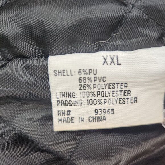 Vintage Jeff Gordon Jacket Men's 2XL NASCAR Faux Leather DuPont Motorsports - Picture 9 of 12